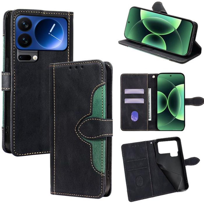 Funda de cuero para teléfono con hebilla magnética y tacto agradable, For Xiaomi 17 Ultra, For Xiaomi 17 Pro, For Xiaomi 17, For Xiaomi Civi 5 Pro 5G, For Xiaomi 15 Ultra, For Xiaomi 14T Pro 5G, For Xiaomi 14T 5G