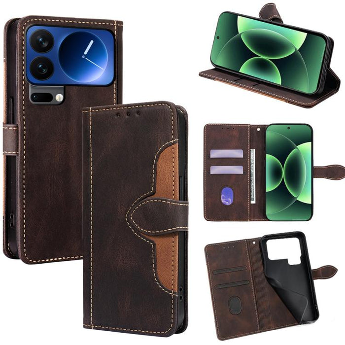Funda de cuero para teléfono con hebilla magnética y tacto agradable, For Xiaomi 17 Ultra, For Xiaomi 17 Pro, For Xiaomi 17, For Xiaomi Civi 5 Pro 5G, For Xiaomi 15 Ultra, For Xiaomi 14T Pro 5G, For Xiaomi 14T 5G