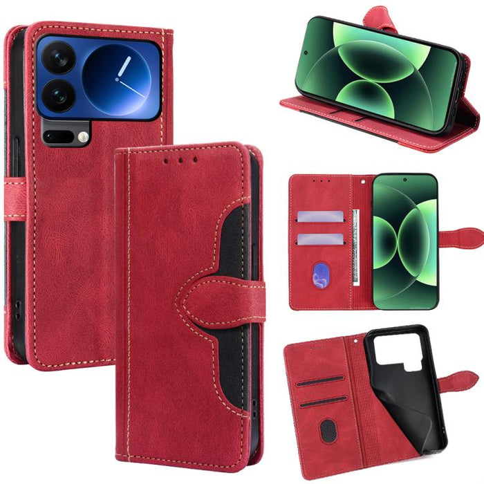 Funda de cuero para teléfono con hebilla magnética y tacto agradable, For Xiaomi 17 Ultra, For Xiaomi 17 Pro, For Xiaomi 17, For Xiaomi Civi 5 Pro 5G, For Xiaomi 15 Ultra, For Xiaomi 14T Pro 5G, For Xiaomi 14T 5G