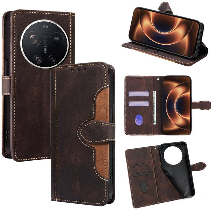 Funda de cuero para teléfono con hebilla magnética y tacto agradable, For Xiaomi 17 Ultra, For Xiaomi 17 Pro, For Xiaomi 17, For Xiaomi Civi 5 Pro 5G, For Xiaomi 15 Ultra, For Xiaomi 14T Pro 5G, For Xiaomi 14T 5G