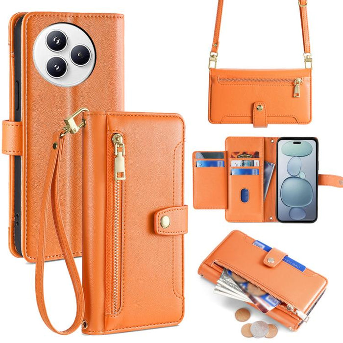 Funda de cuero para teléfono con cremallera y diseño cruzado con textura de oveja, For Xiaomi 17 Ultra, For Xiaomi 17 Pro Max, For Xiaomi 17 Pro, For Xiaomi 17, For Xiaomi Civi 5 Pro 5G, For Xiaomi 15 Ultra, For Xiaomi 14T Pro 5G, For Xiaomi 14T 5G