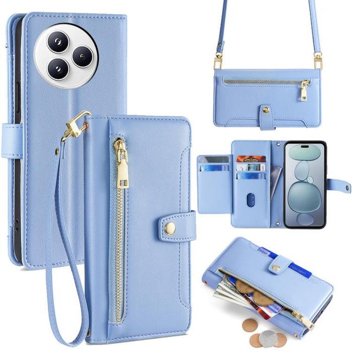 Funda de cuero para teléfono con cremallera y diseño cruzado con textura de oveja, For Xiaomi 17 Ultra, For Xiaomi 17 Pro Max, For Xiaomi 17 Pro, For Xiaomi 17, For Xiaomi Civi 5 Pro 5G, For Xiaomi 15 Ultra, For Xiaomi 14T Pro 5G, For Xiaomi 14T 5G