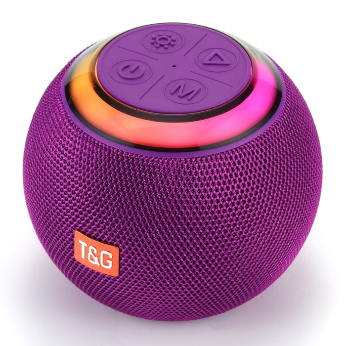 Minialtavoz portátil inalámbrico Bluetooth para exteriores T&G TG683 con luz LED ambiental, TG683