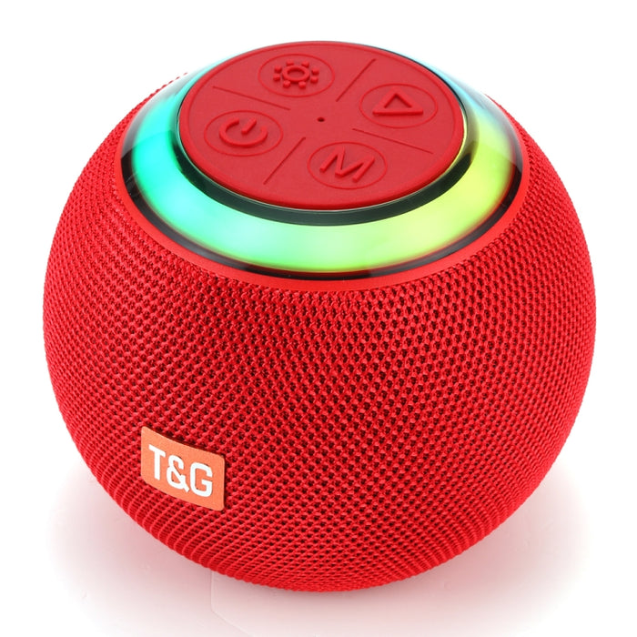Minialtavoz portátil inalámbrico Bluetooth para exteriores T&G TG683 con luz LED ambiental, TG683