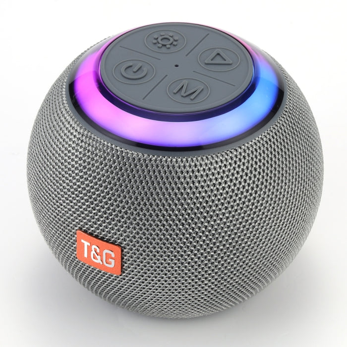 Minialtavoz portátil inalámbrico Bluetooth para exteriores T&G TG683 con luz LED ambiental, TG683