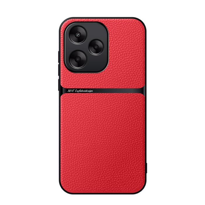 Funda para teléfono de piel de lichi con cobertura total magnética y resistente a los golpes, For Redmi 14C 4G, For Redmi K70 Ultra, For Redmi 13 4G / Xiaomi Poco M6 4G, For Redmi Turbo 3 / Xiaomi Poco F6, For Redmi K70 / Xiaomi Poco F6 Pro            ...