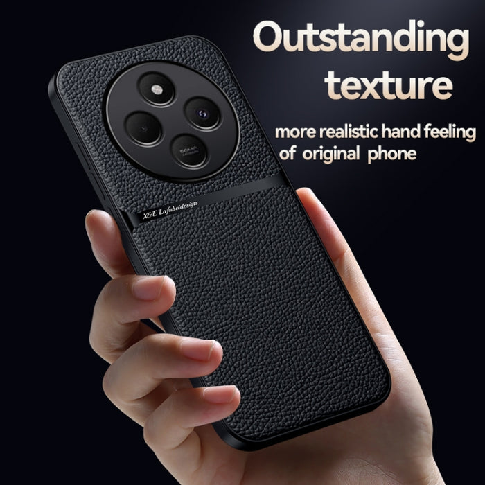 Funda para teléfono de piel de lichi con cobertura total magnética y resistente a los golpes, For Redmi 14C 4G, For Redmi K70 Ultra, For Redmi 13 4G / Xiaomi Poco M6 4G, For Redmi Turbo 3 / Xiaomi Poco F6, For Redmi K70 / Xiaomi Poco F6 Pro            ...