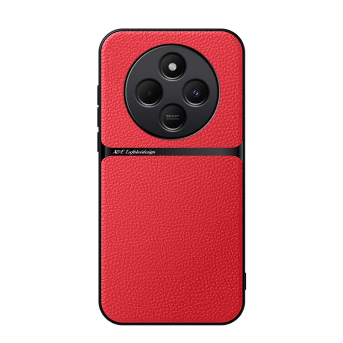 Funda para teléfono de piel de lichi con cobertura total magnética y resistente a los golpes, For Redmi 14C 4G, For Redmi K70 Ultra, For Redmi 13 4G / Xiaomi Poco M6 4G, For Redmi Turbo 3 / Xiaomi Poco F6, For Redmi K70 / Xiaomi Poco F6 Pro            ...