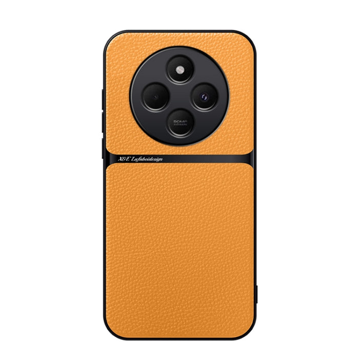 Funda para teléfono de piel de lichi con cobertura total magnética y resistente a los golpes, For Redmi 14C 4G, For Redmi K70 Ultra, For Redmi 13 4G / Xiaomi Poco M6 4G, For Redmi Turbo 3 / Xiaomi Poco F6, For Redmi K70 / Xiaomi Poco F6 Pro            ...