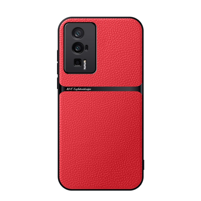 Funda para teléfono de piel de lichi con cobertura total magnética y resistente a los golpes, For Redmi Note 12 5G Global, For Redmi K60 / K60 Pro, For Redmi K60E, For Redmi Note 12 Pro Speed, For Redmi Note 11 Pro 5G / Note 11 Pro+ 5G                 ...
