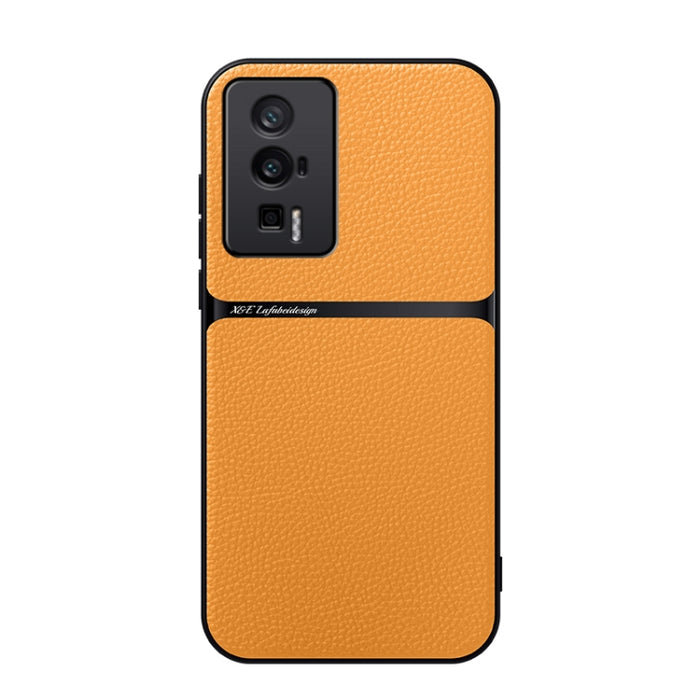 Funda para teléfono de piel de lichi con cobertura total magnética y resistente a los golpes, For Redmi Note 12 5G Global, For Redmi K60 / K60 Pro, For Redmi K60E, For Redmi Note 12 Pro Speed, For Redmi Note 11 Pro 5G / Note 11 Pro+ 5G                 ...