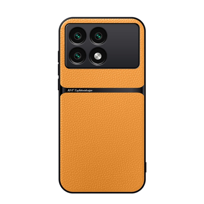 Funda para teléfono de piel de lichi con cobertura total magnética y resistente a los golpes, For Redmi 14C 4G, For Redmi K70 Ultra, For Redmi 13 4G / Xiaomi Poco M6 4G, For Redmi Turbo 3 / Xiaomi Poco F6, For Redmi K70 / Xiaomi Poco F6 Pro            ...