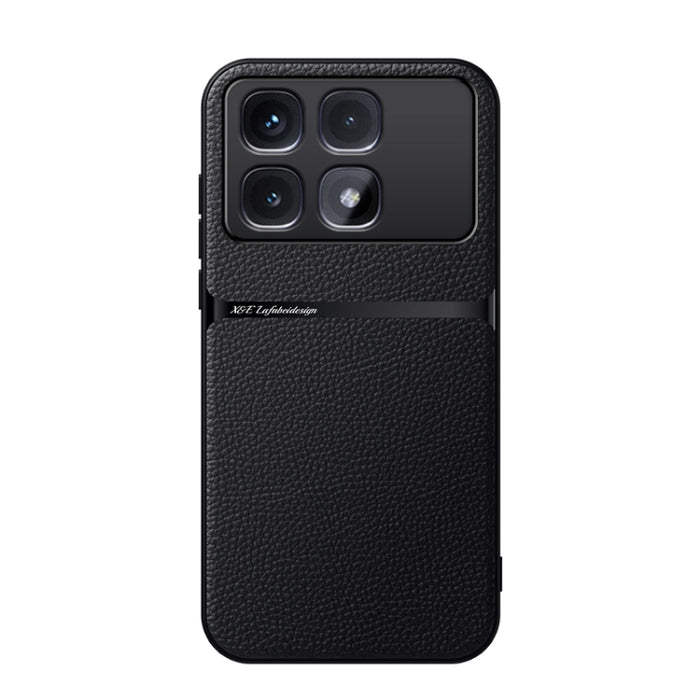 Funda para teléfono de piel de lichi con cobertura total magnética y resistente a los golpes, For Redmi 14C 4G, For Redmi K70 Ultra, For Redmi 13 4G / Xiaomi Poco M6 4G, For Redmi Turbo 3 / Xiaomi Poco F6, For Redmi K70 / Xiaomi Poco F6 Pro            ...