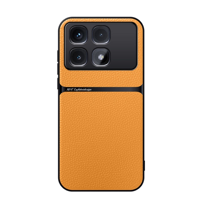 Funda para teléfono de piel de lichi con cobertura total magnética y resistente a los golpes, For Redmi 14C 4G, For Redmi K70 Ultra, For Redmi 13 4G / Xiaomi Poco M6 4G, For Redmi Turbo 3 / Xiaomi Poco F6, For Redmi K70 / Xiaomi Poco F6 Pro            ...