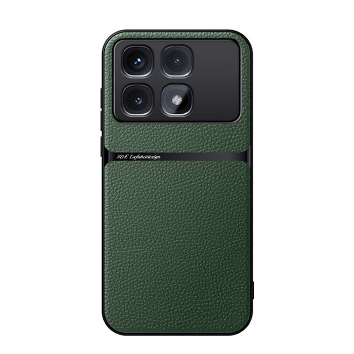 Funda para teléfono de piel de lichi con cobertura total magnética y resistente a los golpes, For Redmi 14C 4G, For Redmi K70 Ultra, For Redmi 13 4G / Xiaomi Poco M6 4G, For Redmi Turbo 3 / Xiaomi Poco F6, For Redmi K70 / Xiaomi Poco F6 Pro            ...