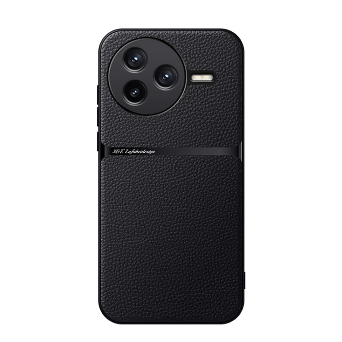 Funda para teléfono de piel de lichi con cobertura total magnética y resistente a los golpes, For Redmi Turbo 5 Max 5G / Poco X8 Pro Max 5G, For Redmi Turbo 5 5G / Poco X8 Pro 5G, For Redmi Note 15 Pro+ 5G 163.3mm / Poco M8 Pro 5G                      ...