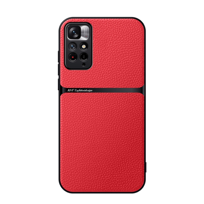 Funda para teléfono de piel de lichi con cobertura total magnética y resistente a los golpes, For Redmi Note 12 5G Global, For Redmi K60 / K60 Pro, For Redmi K60E, For Redmi Note 12 Pro Speed, For Redmi Note 11 Pro 5G / Note 11 Pro+ 5G                 ...