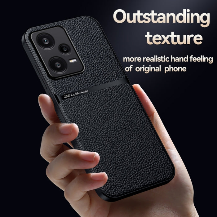 Funda para teléfono de piel de lichi con cobertura total magnética y resistente a los golpes, For Redmi Note 12 5G Global, For Redmi K60 / K60 Pro, For Redmi K60E, For Redmi Note 12 Pro Speed, For Redmi Note 11 Pro 5G / Note 11 Pro+ 5G                 ...
