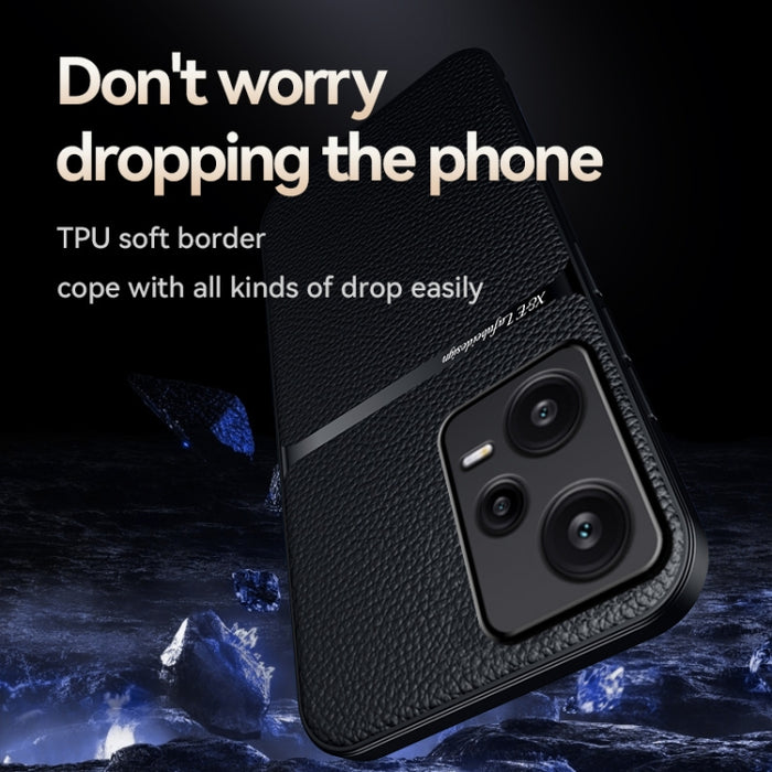 Funda para teléfono de piel de lichi con cobertura total magnética y resistente a los golpes, For Redmi Note 12 5G Global, For Redmi K60 / K60 Pro, For Redmi K60E, For Redmi Note 12 Pro Speed, For Redmi Note 11 Pro 5G / Note 11 Pro+ 5G                 ...