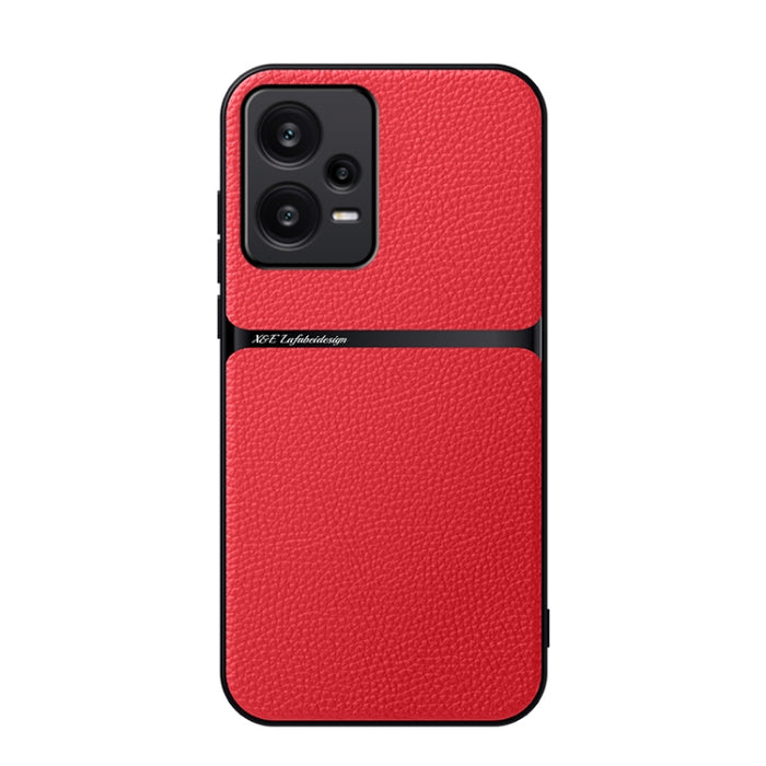 Funda para teléfono de piel de lichi con cobertura total magnética y resistente a los golpes, For Redmi Note 12 5G Global, For Redmi K60 / K60 Pro, For Redmi K60E, For Redmi Note 12 Pro Speed, For Redmi Note 11 Pro 5G / Note 11 Pro+ 5G                 ...