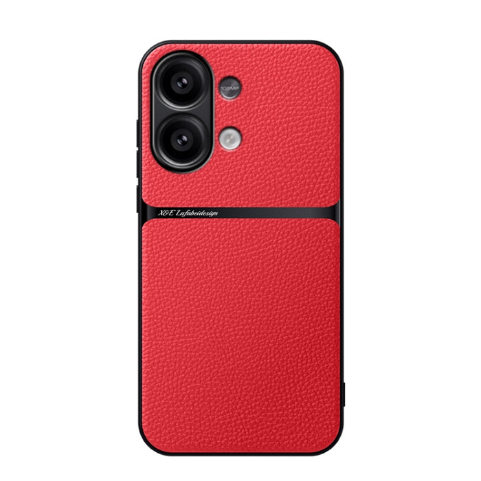 Funda para teléfono de piel de lichi con cobertura total magnética y resistente a los golpes, For Redmi 14C 4G, For Redmi K70 Ultra, For Redmi 13 4G / Xiaomi Poco M6 4G, For Redmi Turbo 3 / Xiaomi Poco F6, For Redmi K70 / Xiaomi Poco F6 Pro            ...