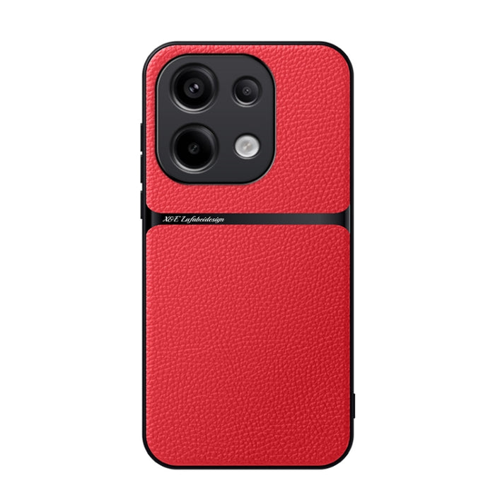 Funda para teléfono de piel de lichi con cobertura total magnética y resistente a los golpes, For Redmi 14C 4G, For Redmi K70 Ultra, For Redmi 13 4G / Xiaomi Poco M6 4G, For Redmi Turbo 3 / Xiaomi Poco F6, For Redmi K70 / Xiaomi Poco F6 Pro            ...
