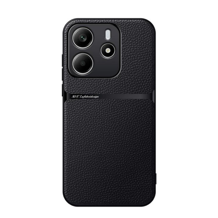 Funda para teléfono de piel de lichi con cobertura total magnética y resistente a los golpes, For Redmi Turbo 5 Max 5G / Poco X8 Pro Max 5G, For Redmi Turbo 5 5G / Poco X8 Pro 5G, For Redmi Note 15 Pro+ 5G 163.3mm / Poco M8 Pro 5G                      ...