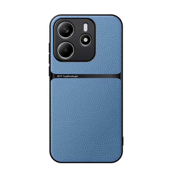 Funda para teléfono de piel de lichi con cobertura total magnética y resistente a los golpes, For Redmi Turbo 5 Max 5G / Poco X8 Pro Max 5G, For Redmi Turbo 5 5G / Poco X8 Pro 5G, For Redmi Note 15 Pro+ 5G 163.3mm / Poco M8 Pro 5G                      ...