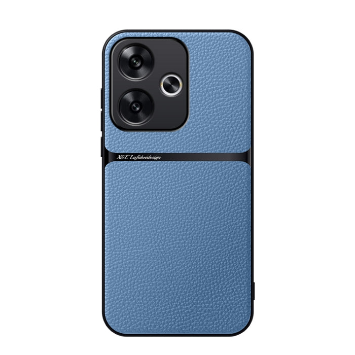 Funda para teléfono de piel de lichi con cobertura total magnética y resistente a los golpes, For Redmi 14C 4G, For Redmi K70 Ultra, For Redmi 13 4G / Xiaomi Poco M6 4G, For Redmi Turbo 3 / Xiaomi Poco F6, For Redmi K70 / Xiaomi Poco F6 Pro            ...