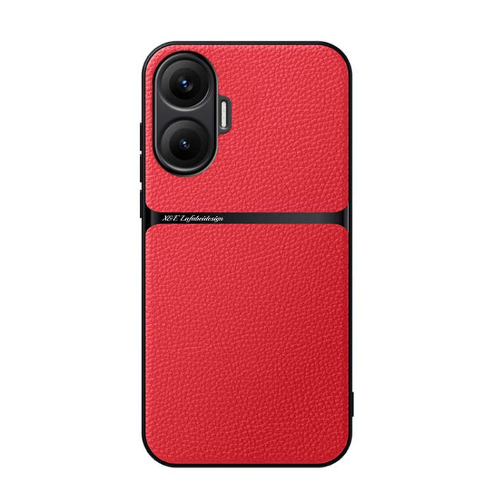 Funda para teléfono de piel de lichi con cobertura total magnética y resistente a los golpes, For Redmi Turbo 5 Max 5G / Poco X8 Pro Max 5G, For Redmi Turbo 5 5G / Poco X8 Pro 5G, For Redmi Note 15 Pro+ 5G 163.3mm / Poco M8 Pro 5G                      ...