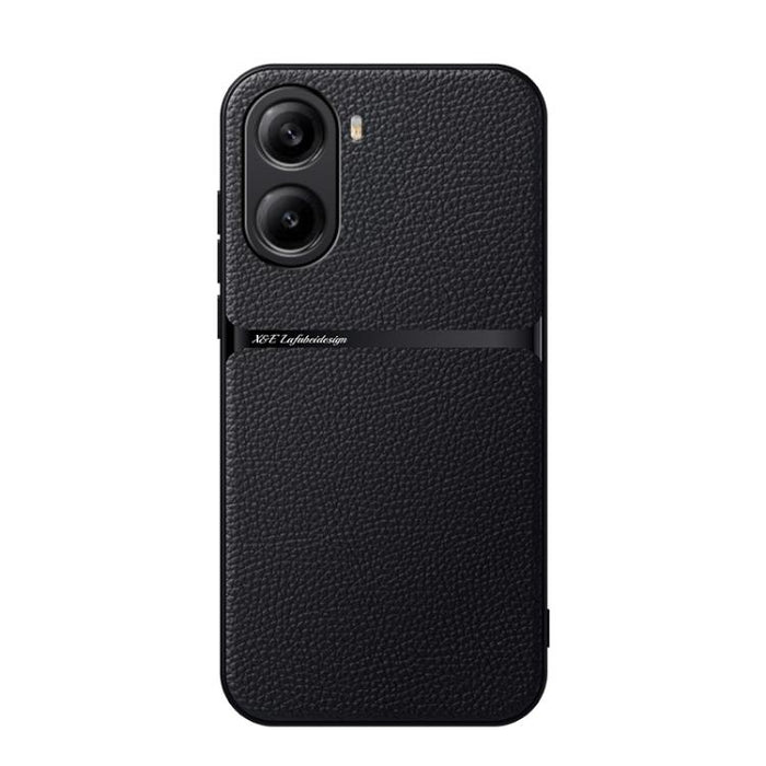 Funda para teléfono de piel de lichi con cobertura total magnética y resistente a los golpes, For Redmi Turbo 5 Max 5G / Poco X8 Pro Max 5G, For Redmi Turbo 5 5G / Poco X8 Pro 5G, For Redmi Note 15 Pro+ 5G 163.3mm / Poco M8 Pro 5G                      ...