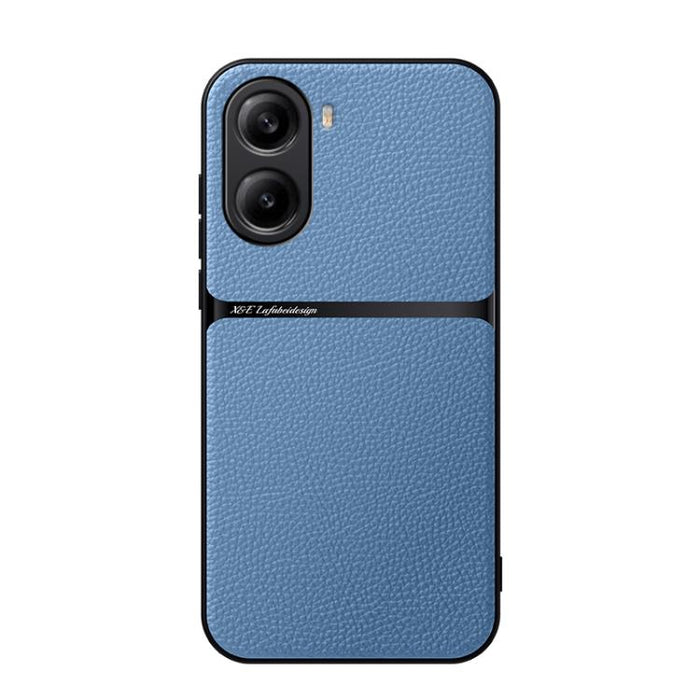 Funda para teléfono de piel de lichi con cobertura total magnética y resistente a los golpes, For Redmi Turbo 5 Max 5G / Poco X8 Pro Max 5G, For Redmi Turbo 5 5G / Poco X8 Pro 5G, For Redmi Note 15 Pro+ 5G 163.3mm / Poco M8 Pro 5G                      ...