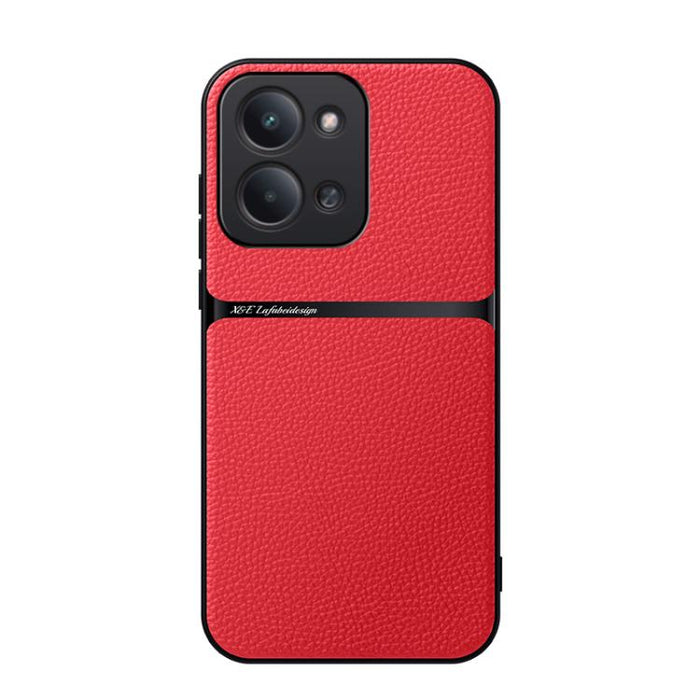 Funda para teléfono de piel de lichi con cobertura total magnética y resistente a los golpes, For Redmi Turbo 5 Max 5G / Poco X8 Pro Max 5G, For Redmi Turbo 5 5G / Poco X8 Pro 5G, For Redmi Note 15 Pro+ 5G 163.3mm / Poco M8 Pro 5G                      ...