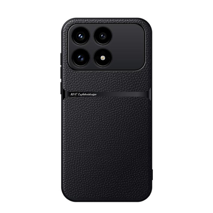 Funda para teléfono de piel de lichi con cobertura total magnética y resistente a los golpes, For Redmi Turbo 5 Max 5G / Poco X8 Pro Max 5G, For Redmi Turbo 5 5G / Poco X8 Pro 5G, For Redmi Note 15 Pro+ 5G 163.3mm / Poco M8 Pro 5G                      ...