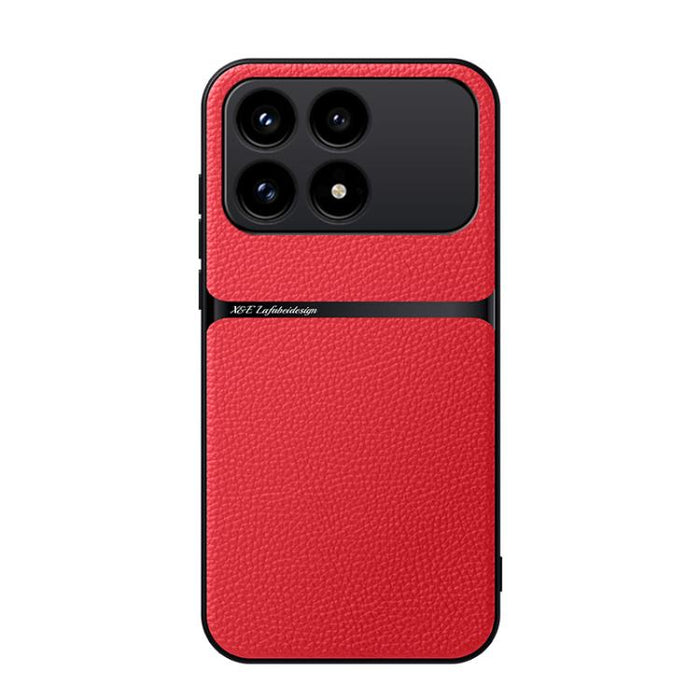 Funda para teléfono de piel de lichi con cobertura total magnética y resistente a los golpes, For Redmi Turbo 5 Max 5G / Poco X8 Pro Max 5G, For Redmi Turbo 5 5G / Poco X8 Pro 5G, For Redmi Note 15 Pro+ 5G 163.3mm / Poco M8 Pro 5G                      ...