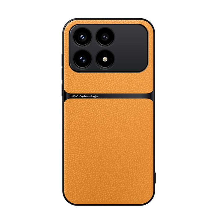 Funda para teléfono de piel de lichi con cobertura total magnética y resistente a los golpes, For Redmi Turbo 5 Max 5G / Poco X8 Pro Max 5G, For Redmi Turbo 5 5G / Poco X8 Pro 5G, For Redmi Note 15 Pro+ 5G 163.3mm / Poco M8 Pro 5G                      ...