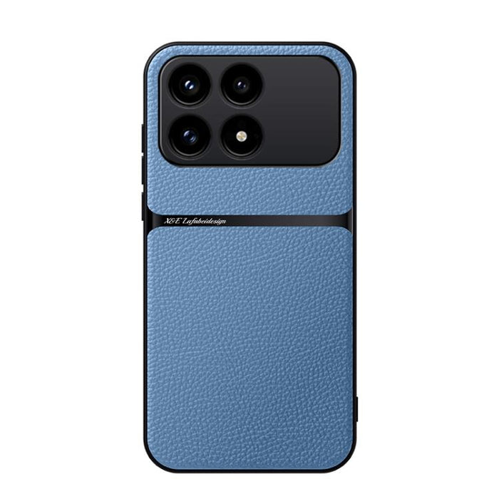 Funda para teléfono de piel de lichi con cobertura total magnética y resistente a los golpes, For Redmi Turbo 5 Max 5G / Poco X8 Pro Max 5G, For Redmi Turbo 5 5G / Poco X8 Pro 5G, For Redmi Note 15 Pro+ 5G 163.3mm / Poco M8 Pro 5G                      ...