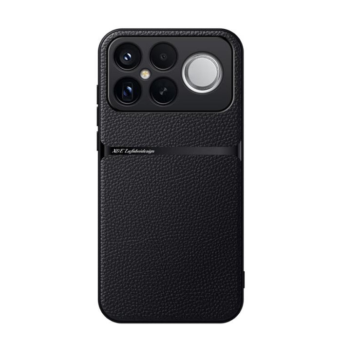 Funda para teléfono de piel de lichi con cobertura total magnética y resistente a los golpes, For Redmi Turbo 5 Max 5G / Poco X8 Pro Max 5G, For Redmi Turbo 5 5G / Poco X8 Pro 5G, For Redmi Note 15 Pro+ 5G 163.3mm / Poco M8 Pro 5G                      ...