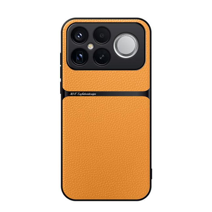 Funda para teléfono de piel de lichi con cobertura total magnética y resistente a los golpes, For Redmi Turbo 5 Max 5G / Poco X8 Pro Max 5G, For Redmi Turbo 5 5G / Poco X8 Pro 5G, For Redmi Note 15 Pro+ 5G 163.3mm / Poco M8 Pro 5G                      ...