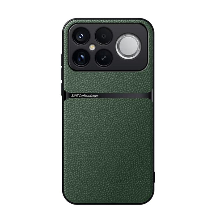 Funda para teléfono de piel de lichi con cobertura total magnética y resistente a los golpes, For Redmi Turbo 5 Max 5G / Poco X8 Pro Max 5G, For Redmi Turbo 5 5G / Poco X8 Pro 5G, For Redmi Note 15 Pro+ 5G 163.3mm / Poco M8 Pro 5G                      ...