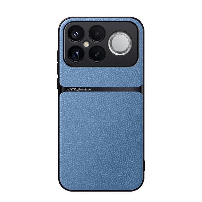 Funda para teléfono de piel de lichi con cobertura total magnética y resistente a los golpes, For Redmi Turbo 5 Max 5G / Poco X8 Pro Max 5G, For Redmi Turbo 5 5G / Poco X8 Pro 5G, For Redmi Note 15 Pro+ 5G 163.3mm / Poco M8 Pro 5G                      ...