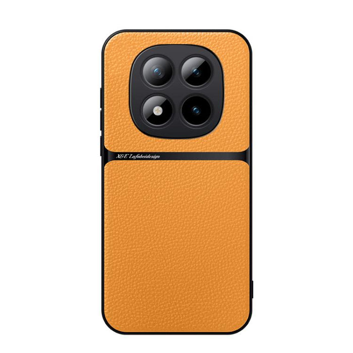 Funda para teléfono de piel de lichi con cobertura total magnética y resistente a los golpes, For Redmi Turbo 5 Max 5G / Poco X8 Pro Max 5G, For Redmi Turbo 5 5G / Poco X8 Pro 5G, For Redmi Note 15 Pro+ 5G 163.3mm / Poco M8 Pro 5G                      ...