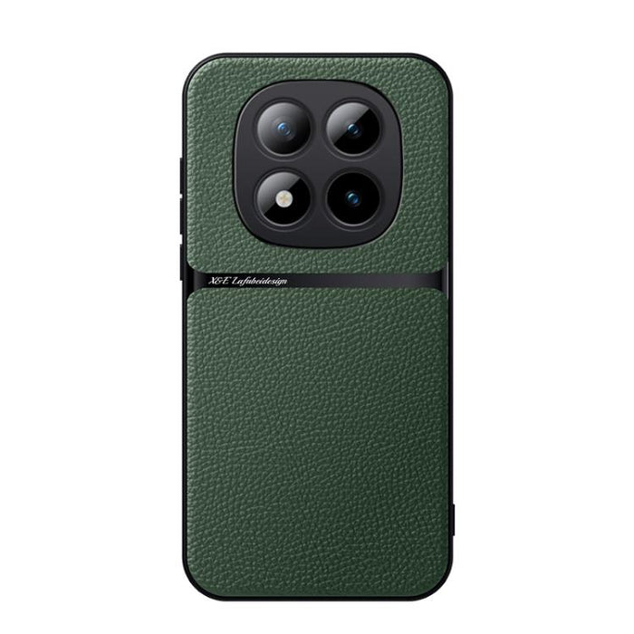 Funda para teléfono de piel de lichi con cobertura total magnética y resistente a los golpes, For Redmi Turbo 5 Max 5G / Poco X8 Pro Max 5G, For Redmi Turbo 5 5G / Poco X8 Pro 5G, For Redmi Note 15 Pro+ 5G 163.3mm / Poco M8 Pro 5G                      ...
