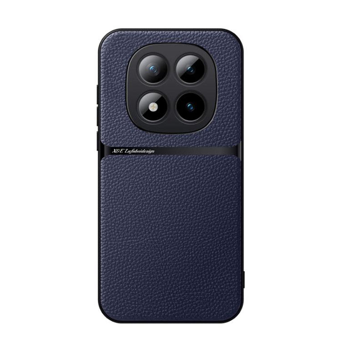 Funda para teléfono de piel de lichi con cobertura total magnética y resistente a los golpes, For Redmi Turbo 5 Max 5G / Poco X8 Pro Max 5G, For Redmi Turbo 5 5G / Poco X8 Pro 5G, For Redmi Note 15 Pro+ 5G 163.3mm / Poco M8 Pro 5G                      ...