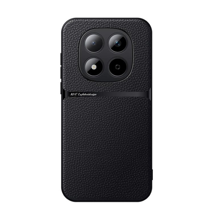 Funda para teléfono de piel de lichi con cobertura total magnética y resistente a los golpes, For Redmi Turbo 5 Max 5G / Poco X8 Pro Max 5G, For Redmi Turbo 5 5G / Poco X8 Pro 5G, For Redmi Note 15 Pro+ 5G 163.3mm / Poco M8 Pro 5G                      ...