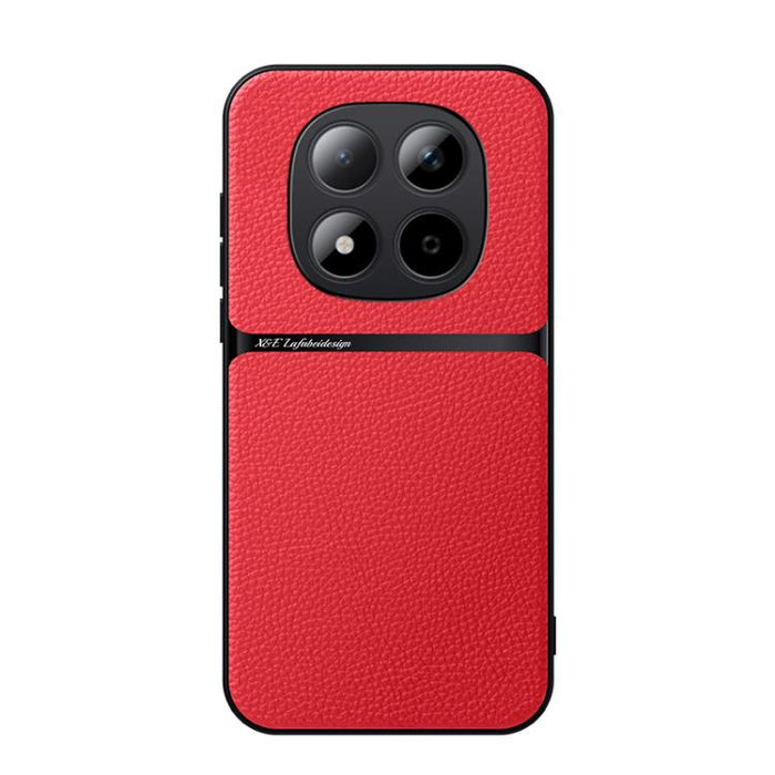 Funda para teléfono de piel de lichi con cobertura total magnética y resistente a los golpes, For Redmi Turbo 5 Max 5G / Poco X8 Pro Max 5G, For Redmi Turbo 5 5G / Poco X8 Pro 5G, For Redmi Note 15 Pro+ 5G 163.3mm / Poco M8 Pro 5G                      ...