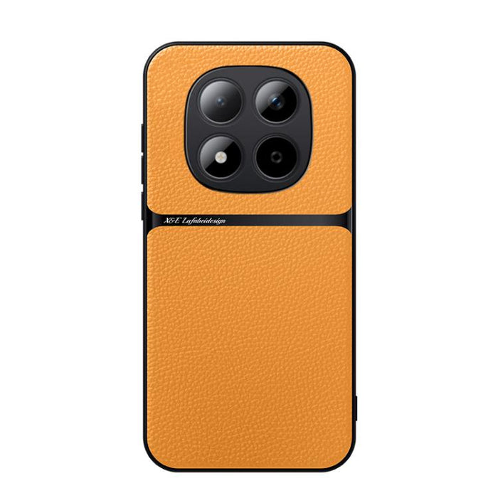 Funda para teléfono de piel de lichi con cobertura total magnética y resistente a los golpes, For Redmi Turbo 5 Max 5G / Poco X8 Pro Max 5G, For Redmi Turbo 5 5G / Poco X8 Pro 5G, For Redmi Note 15 Pro+ 5G 163.3mm / Poco M8 Pro 5G                      ...