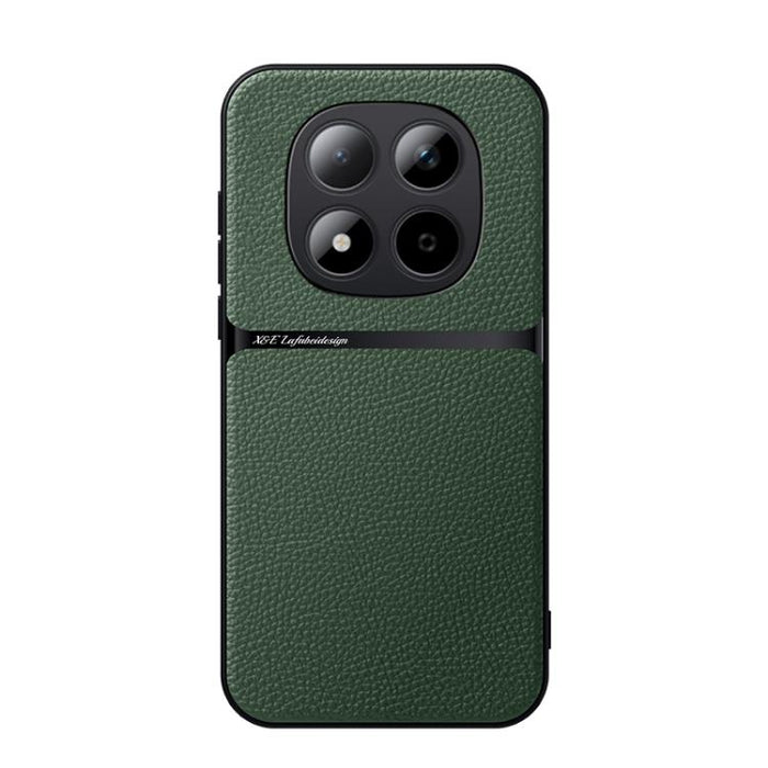 Funda para teléfono de piel de lichi con cobertura total magnética y resistente a los golpes, For Redmi Turbo 5 Max 5G / Poco X8 Pro Max 5G, For Redmi Turbo 5 5G / Poco X8 Pro 5G, For Redmi Note 15 Pro+ 5G 163.3mm / Poco M8 Pro 5G                      ...