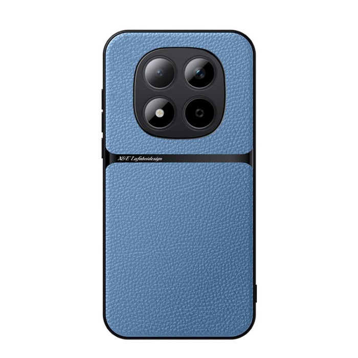 Funda para teléfono de piel de lichi con cobertura total magnética y resistente a los golpes, For Redmi Turbo 5 Max 5G / Poco X8 Pro Max 5G, For Redmi Turbo 5 5G / Poco X8 Pro 5G, For Redmi Note 15 Pro+ 5G 163.3mm / Poco M8 Pro 5G                      ...