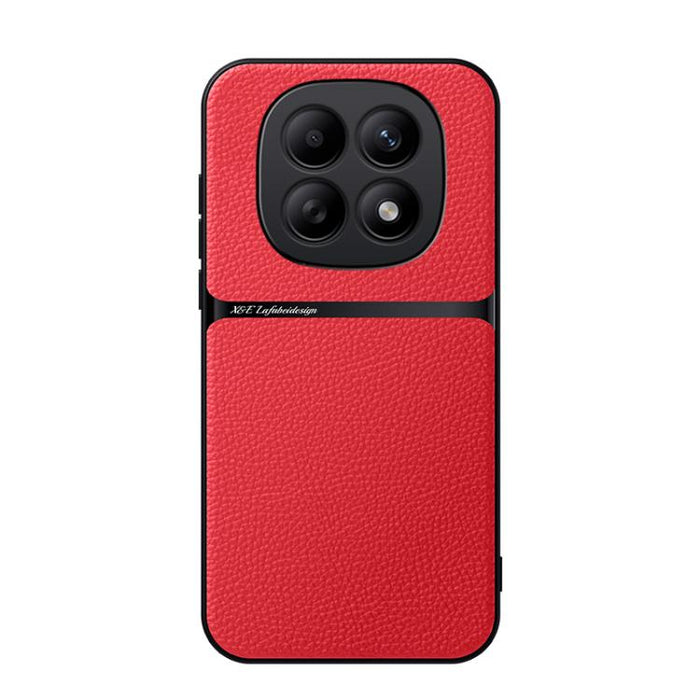 Funda para teléfono de piel de lichi con cobertura total magnética y resistente a los golpes, For Redmi Turbo 5 Max 5G / Poco X8 Pro Max 5G, For Redmi Turbo 5 5G / Poco X8 Pro 5G, For Redmi Note 15 Pro+ 5G 163.3mm / Poco M8 Pro 5G                      ...